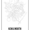 Kenilworth Town Print with Frame