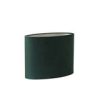 Dutch Green Velour Oval Straight Slim Lampshade 30cm