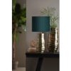 Dutch Green Velour Oval Straight Slim Lampshade 30cm