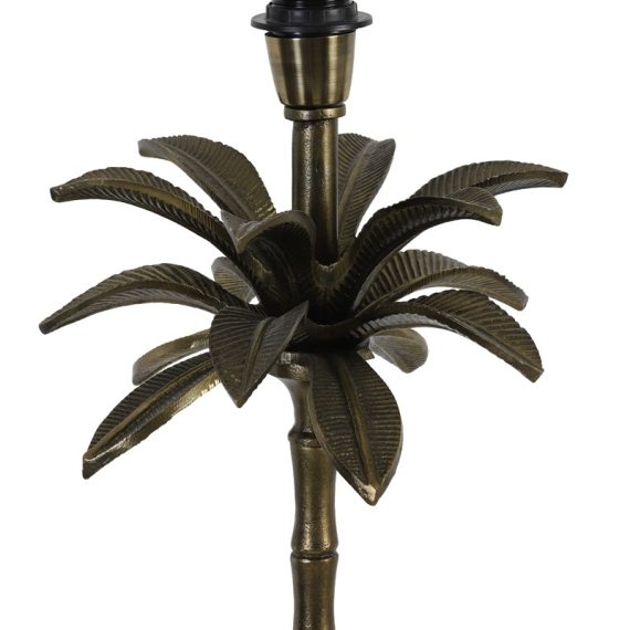 Antique Bronze Palm Floor Lamp