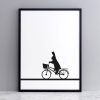 City Bike Print with Frame