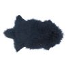 Navy Tibetan Sheepskin Rug