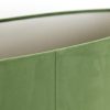 Dusty Green Velour Oval Lampshade 45cm