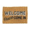 Welcome Reversible Door Mat