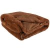 Sienna Polyester Plaid Throw