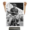 Framed Steve McQueen Moto Photographic Print 30x40cm