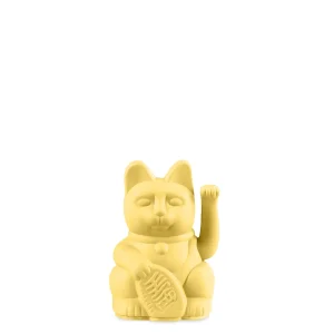 Mini Yellow Waving Lucky Cat