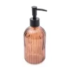 Amber Glass Soap Dispenser