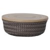 Taupe Wonder Round Storage Basket