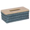 Steel Blue Top Fit Tissue Box