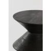 Larus Matt Black Mango Wood Side Table