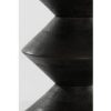 Larus Matt Black Mango Wood Side Table