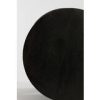 Larus Matt Black Mango Wood Side Table