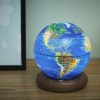 Mini Atlas Globe Lamp Walnut