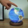 Mini Atlas Globe Lamp Walnut