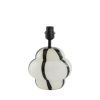 Ylien Cream & Black Glass Table Lamp Base