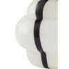 Ylien Cream & Black Glass Table Lamp Base