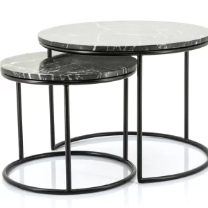 Romeo Marble Nesting Coffee Tables Set of 2