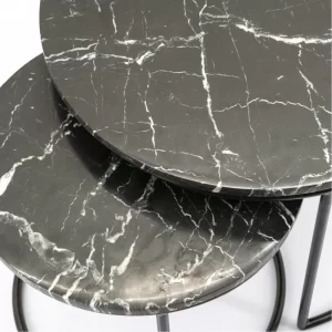 Romeo Marble Nesting Coffee Tables Set of 2