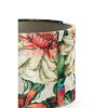 Dahlia Green Print Cylinder Lamp Shade 20cm