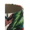 Dahlia Green Print Cylinder Lamp Shade 20cm