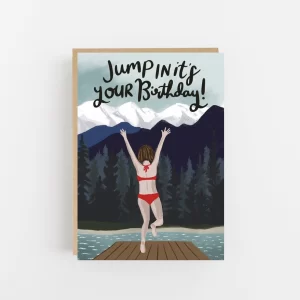 Jump in It's Your Birthday Greetings Card