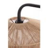 Lyra Natural & Matt Black Floor Lamp