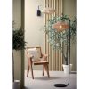 Lyra Natural & Matt Black Floor Lamp