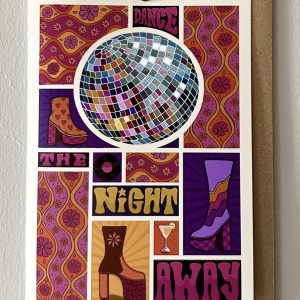 Disco Greetings Card