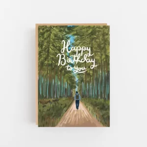 Happy Birthday To You Trees Greetings Card
