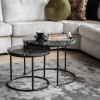 Romeo Marble Nesting Coffee Tables Set of 2