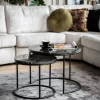 Romeo Marble Nesting Coffee Tables Set of 2