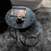 Romeo Marble Nesting Coffee Tables Set of 2