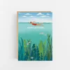 Happy Birthday Swimmer Greetings Card