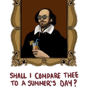 Shakespeare Greetings Card