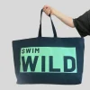 Jumbo Swim Wild Bag Navy & Mint