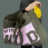 Jumbo Swim Wild Bag Olive & Pink