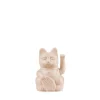 Mini Ochre Waving Lucky Cat