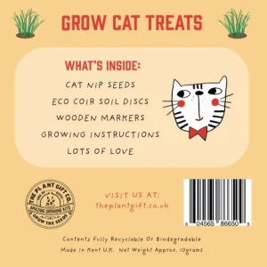 Grow Cat Treats Cat Lovers Eco Mini-Grow-Kit