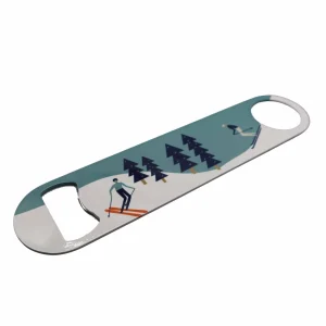 Snow Skiing Bottle Opener