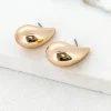 Small Gold Teardrop Earrings