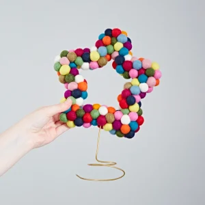 Felt Multicoloured Star Tree Topper