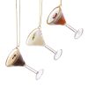 Martini Cocktail Baubles Set Of 3