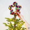 Felt Multicoloured Star Tree Topper