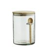 Glass Storage Jar with Spoon