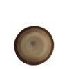 Brown Stoneware Deep Plate