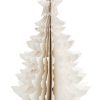 Handmade Paper White Christmas Tree