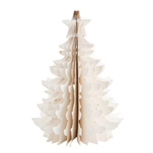 Handmade Paper White Christmas Tree