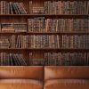 Vintage Bookshelves Wallpaper