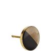 Black & Natural Horn Door Knob